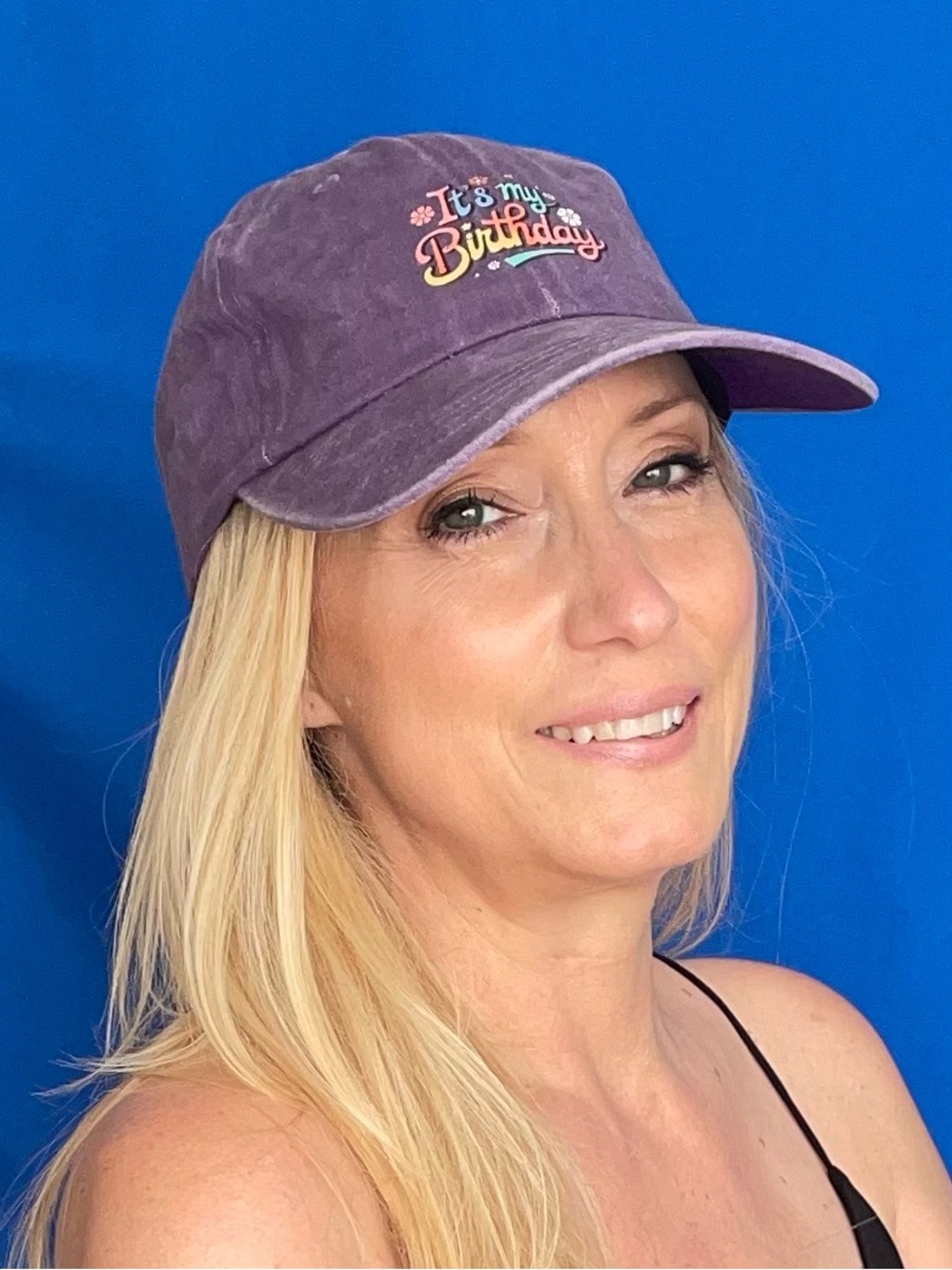 It’s My Birthday Embroidered Adjustable Baseball Cap Hat – purple